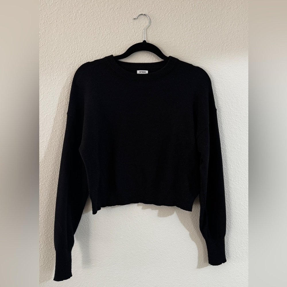 Cotton On Black Crew Neck Sweater